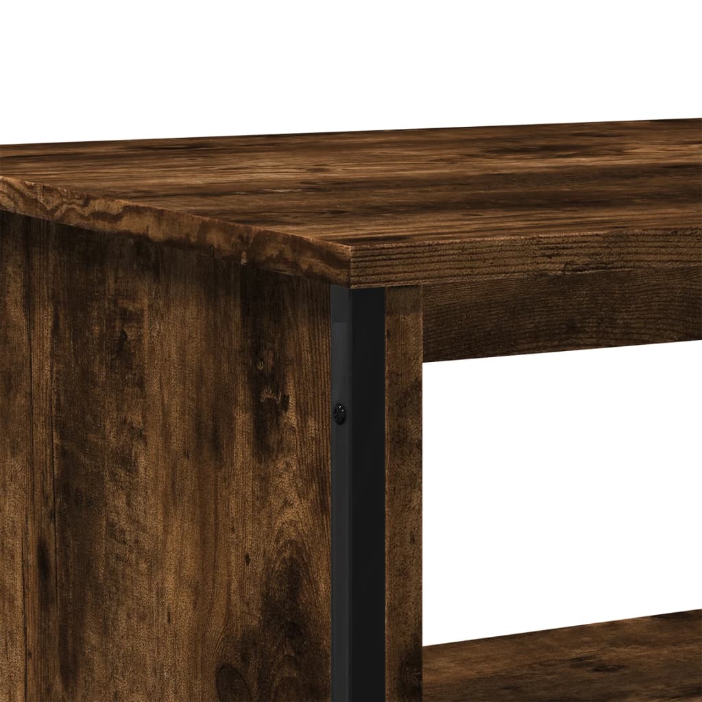 vidaXL Coffee Table Smoked Oak 75x51x40 cm Engineered Wood
