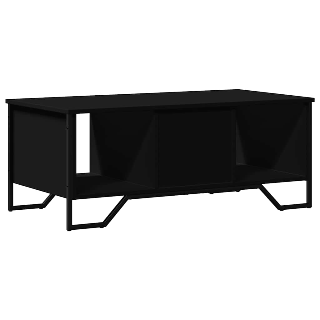 vidaXL Coffee Table Black 100x51x40 cm Engineered Wood