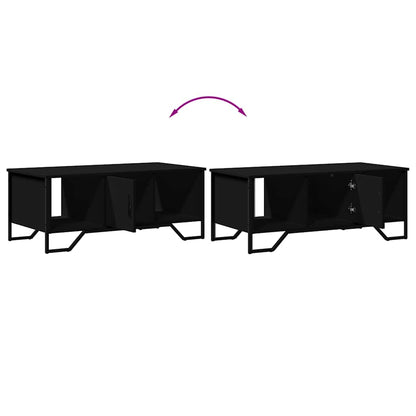 vidaXL Coffee Table Black 100x51x40 cm Engineered Wood
