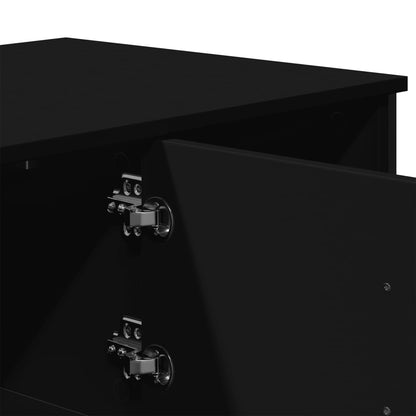 vidaXL Coffee Table Black 100x51x40 cm Engineered Wood