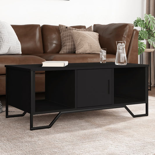 vidaXL Coffee Table Black 100x51x40 cm Engineered Wood
