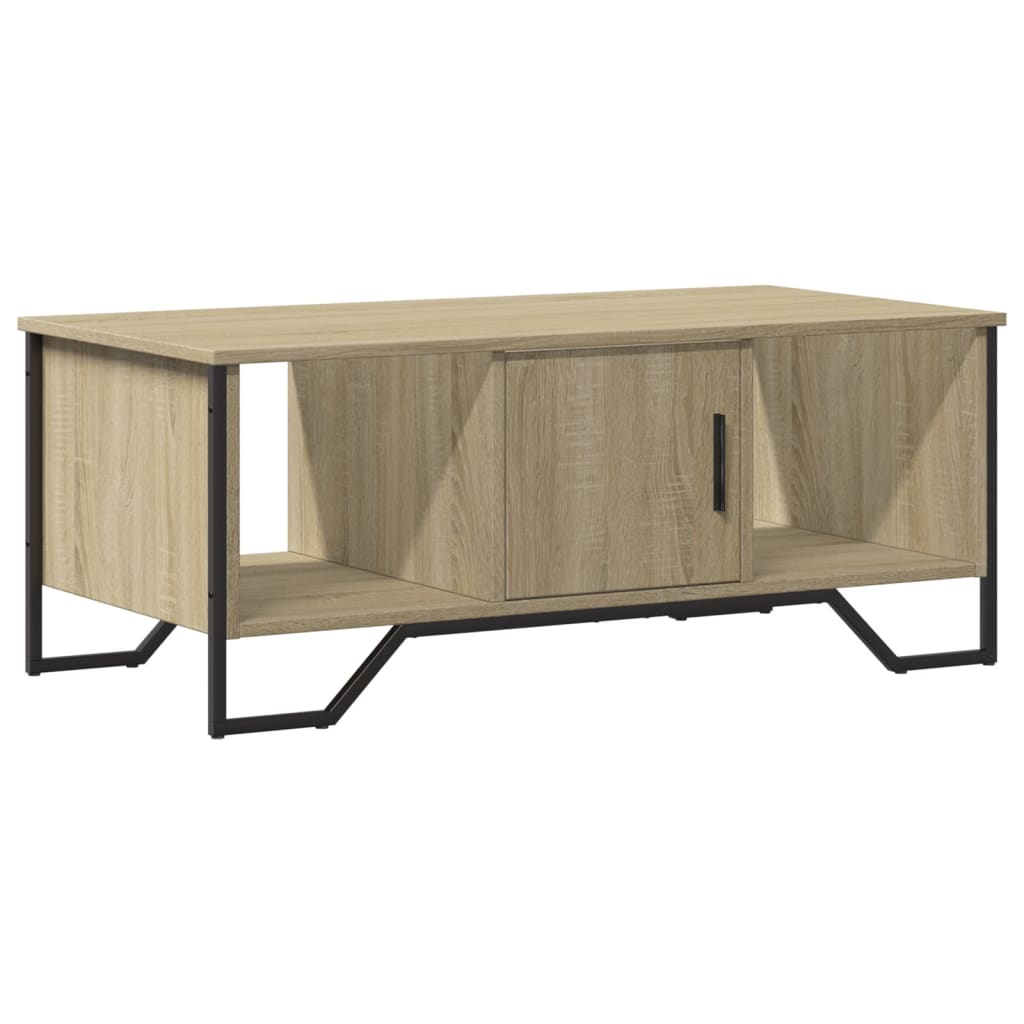 vidaXL Coffee Table Sonoma Oak 100x51x40 cm Engineered Wood