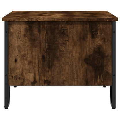 vidaXL Coffee Table Smoked Oak 100x51x40 cm Engineered Wood