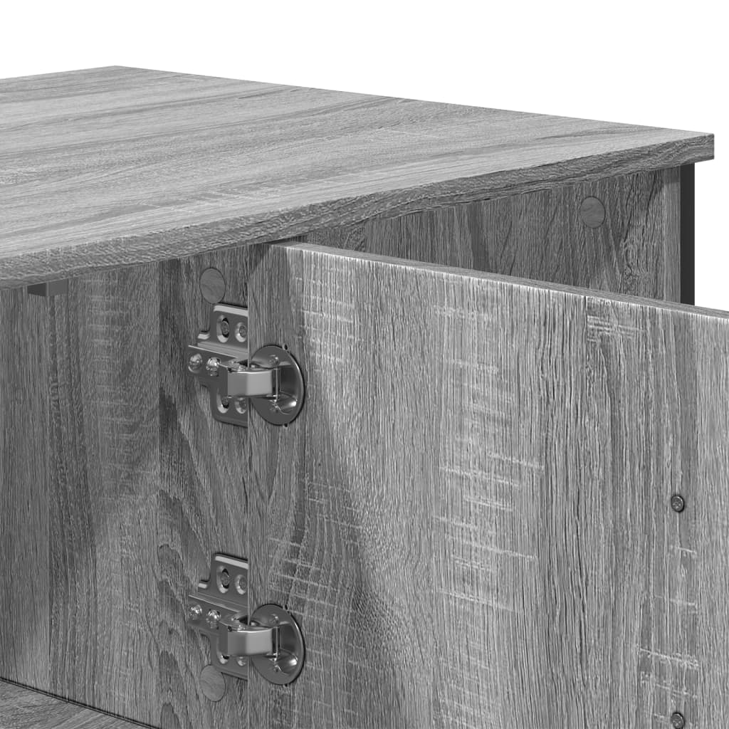 vidaXL Coffee Table Grey Sonoma 100x51x40 cm Engineered Wood