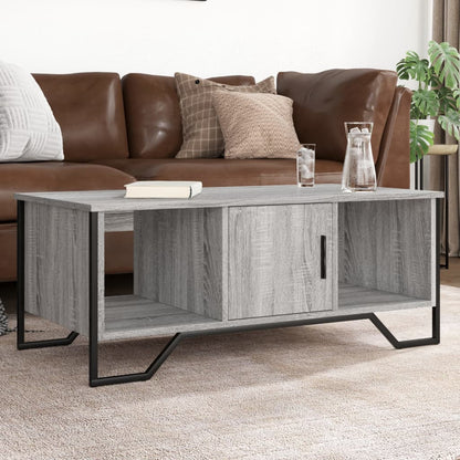 vidaXL Coffee Table Grey Sonoma 100x51x40 cm Engineered Wood