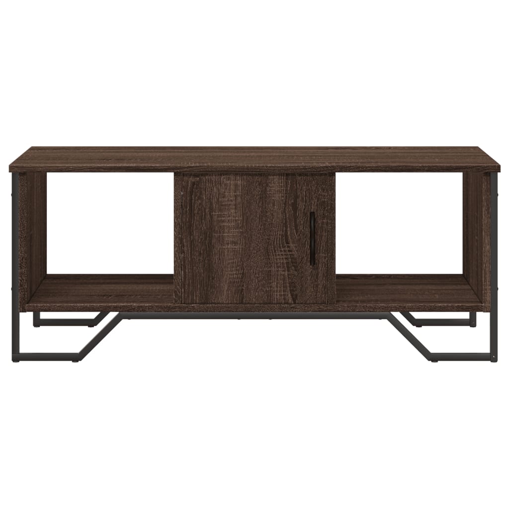 vidaXL Coffee Table Brown Oak 100x51x40 cm Engineered Wood