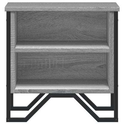 vidaXL Bedside Cabinet Grey Sonoma 40x30x40 cm Engineered Wood