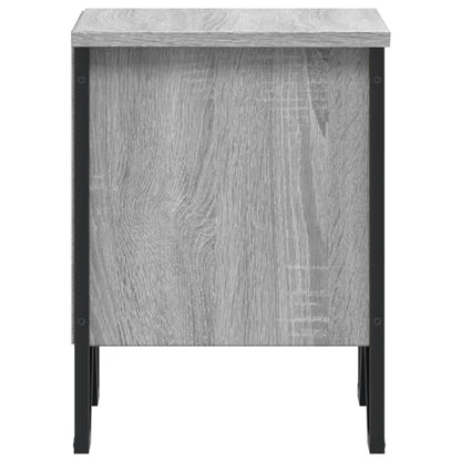vidaXL Bedside Cabinet Grey Sonoma 40x30x40 cm Engineered Wood