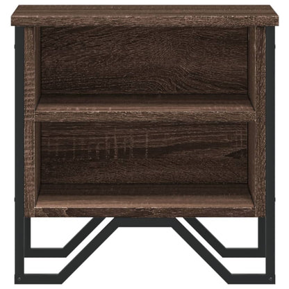 vidaXL Bedside Cabinet Brown Oak 40x30x40 cm Engineered Wood