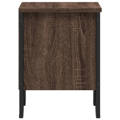 vidaXL Bedside Cabinet Brown Oak 2 pcs 40x30x40 cm Engineered Wood