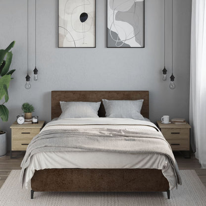 vidaXL Bedside Cabinets 2 pcs Sonoma Oak 40x41x40 cm Engineered Wood