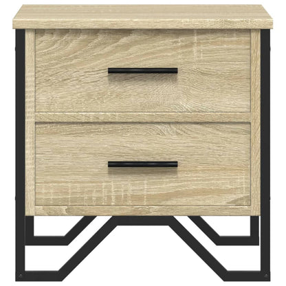 vidaXL Bedside Cabinets 2 pcs Sonoma Oak 40x41x40 cm Engineered Wood