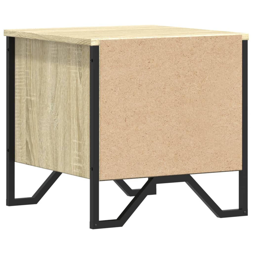 vidaXL Bedside Cabinets 2 pcs Sonoma Oak 40x41x40 cm Engineered Wood