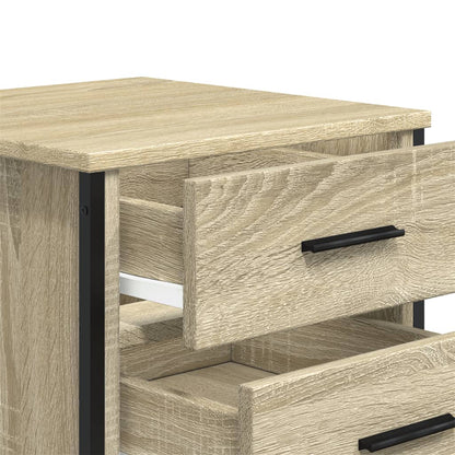 vidaXL Bedside Cabinets 2 pcs Sonoma Oak 40x41x40 cm Engineered Wood