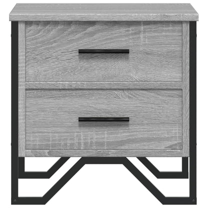 vidaXL Bedside Cabinet Grey Sonoma 40x41x40 cm Engineered Wood