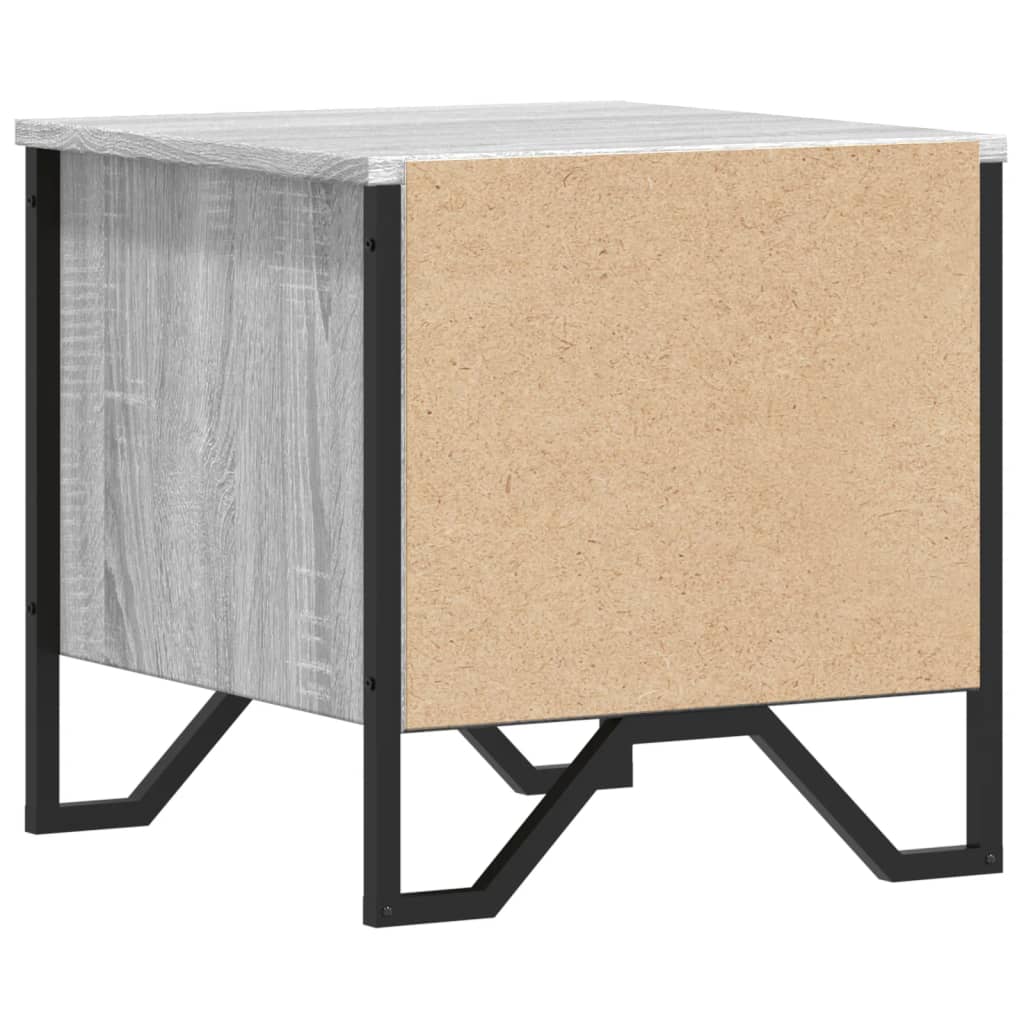 vidaXL Bedside Cabinets 2 pcs Grey Sonoma 40x41x40 cm Engineered Wood
