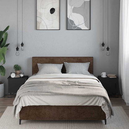 vidaXL Bedside Cabinets 2 pcs Black 40x30x40 cm Engineered Wood