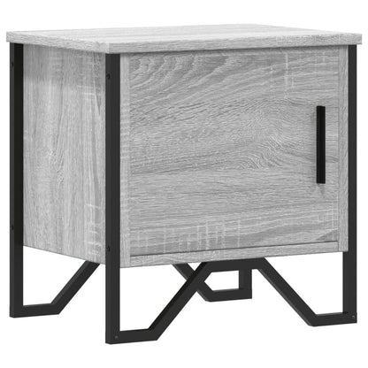 vidaXL Bedside Cabinet Grey Sonoma 40x30x40 cm Engineered Wood