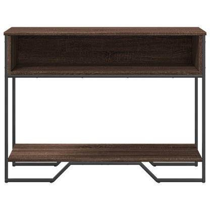 vidaXL Console Table Brown Oak 100x35x74.5 cm Engineered Wood