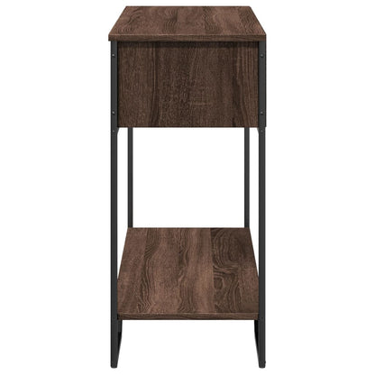 vidaXL Console Table Brown Oak 100x35x74.5 cm Engineered Wood