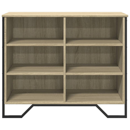 vidaXL Sideboard Sonoma Oak 91x35.5x74.5 cm Engineered Wood