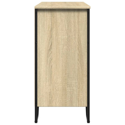 vidaXL Sideboard Sonoma Oak 91x35.5x74.5 cm Engineered Wood