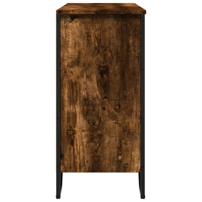 vidaXL Sideboard Smoked Oak 91x35.5x74.5 cm Engineered Wood