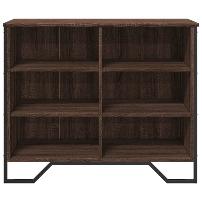 vidaXL Sideboard Brown Oak 91x35.5x74.5 cm Engineered Wood