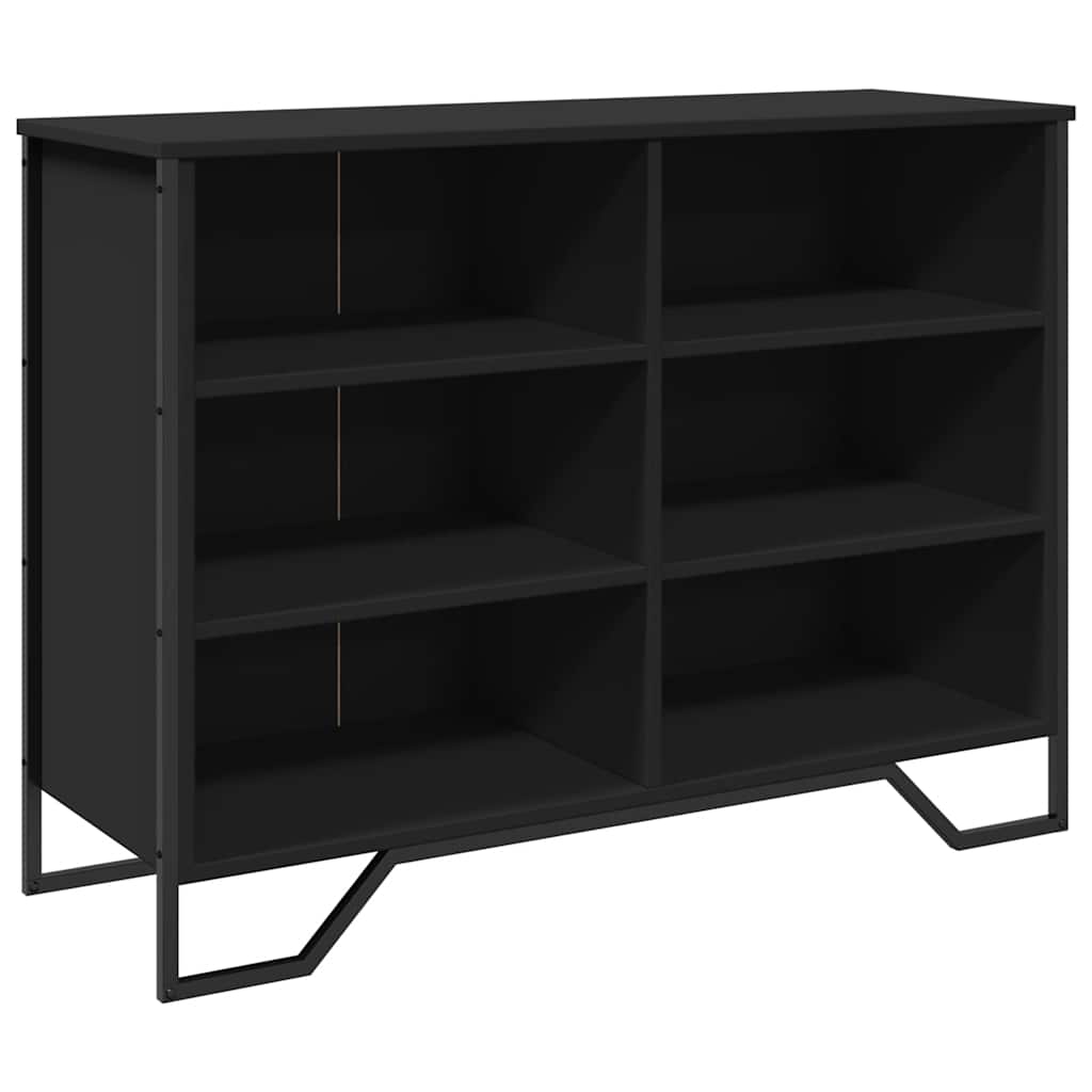 vidaXL Sideboard Black 101x35.5x74.5 cm Engineered Wood