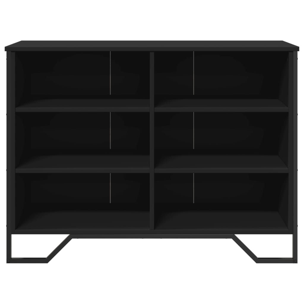 vidaXL Sideboard Black 101x35.5x74.5 cm Engineered Wood