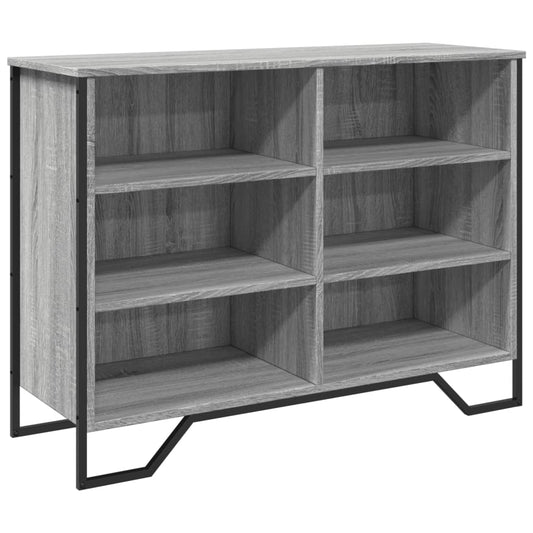 vidaXL Sideboard Grey Sonoma 101x35.5x74.5 cm Engineered Wood