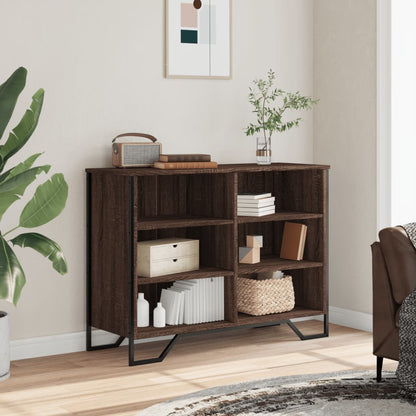 vidaXL Sideboard Brown Oak 101x35.5x74.5 cm Engineered Wood