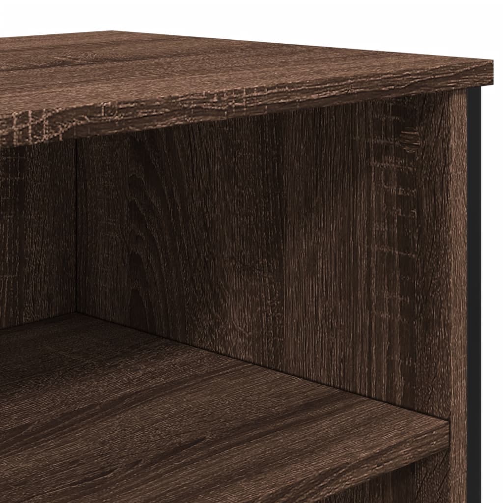 vidaXL Sideboard Brown Oak 101x35.5x74.5 cm Engineered Wood