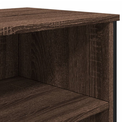 vidaXL Sideboard Brown Oak 101x35.5x74.5 cm Engineered Wood
