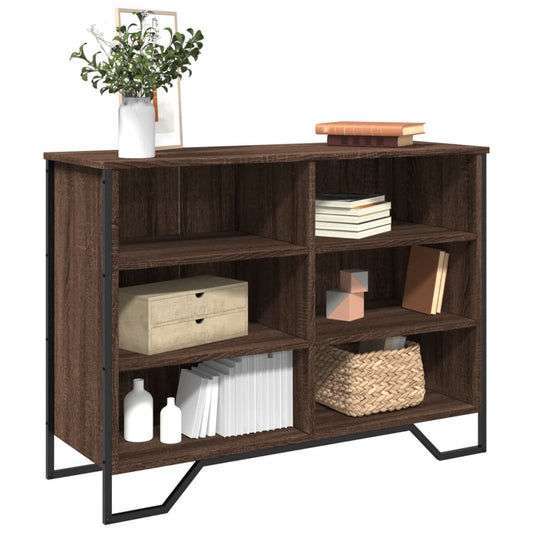 vidaXL Sideboard Brown Oak 101x35.5x74.5 cm Engineered Wood
