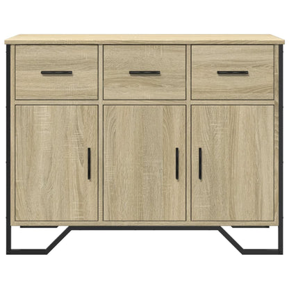 vidaXL Sideboard Sonoma Oak 97x32,5x74,5 cm Engineered Wood
