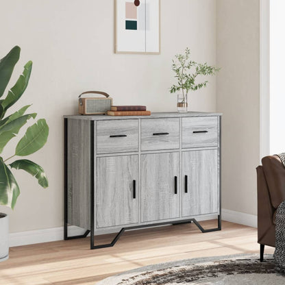 vidaXL Sideboard Grey Sonoma 97x32,5x74,5 cm Engineered Wood