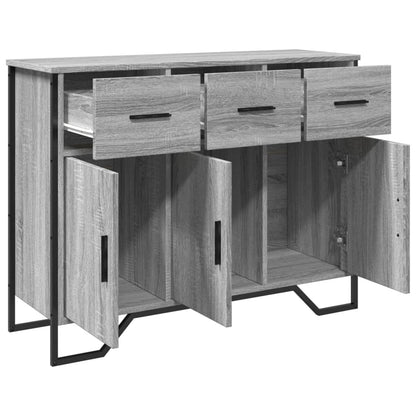vidaXL Sideboard Grey Sonoma 97x32,5x74,5 cm Engineered Wood