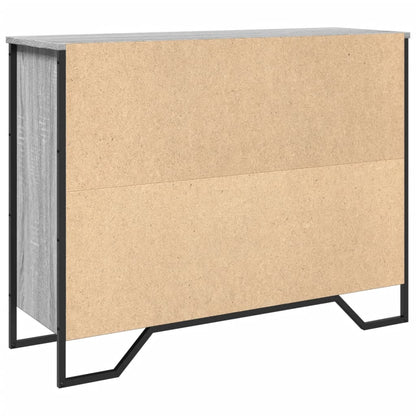 vidaXL Sideboard Grey Sonoma 97x32,5x74,5 cm Engineered Wood