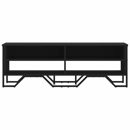 vidaXL TV Cabinet Black 122x34x41 cm Engineered Wood
