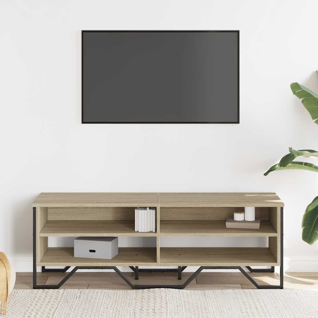 vidaXL TV Cabinet Sonoma Oak 122x34x41 cm Engineered Wood