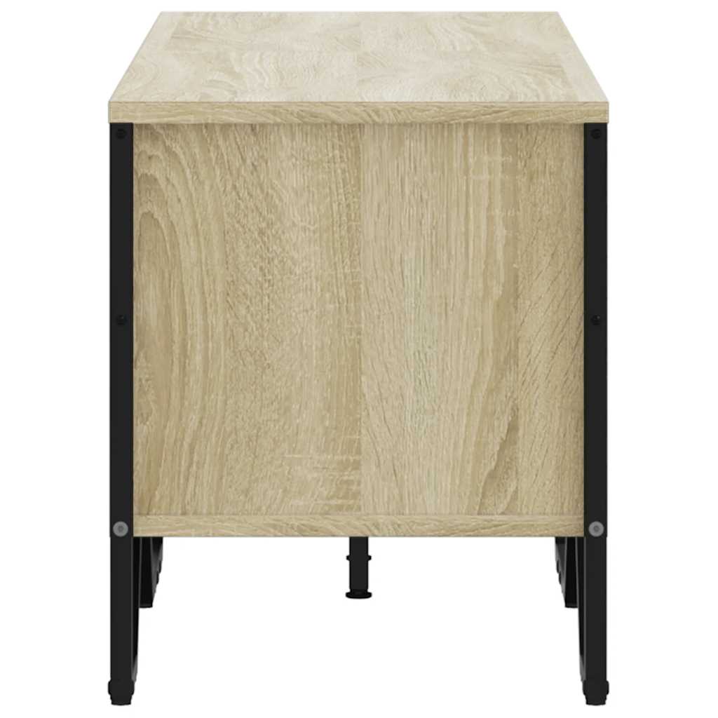 vidaXL TV Cabinet Sonoma Oak 122x34x41 cm Engineered Wood