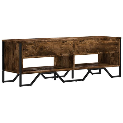 vidaXL TV Cabinet Smoked Oak 122x34x41 cm Engineered Wood