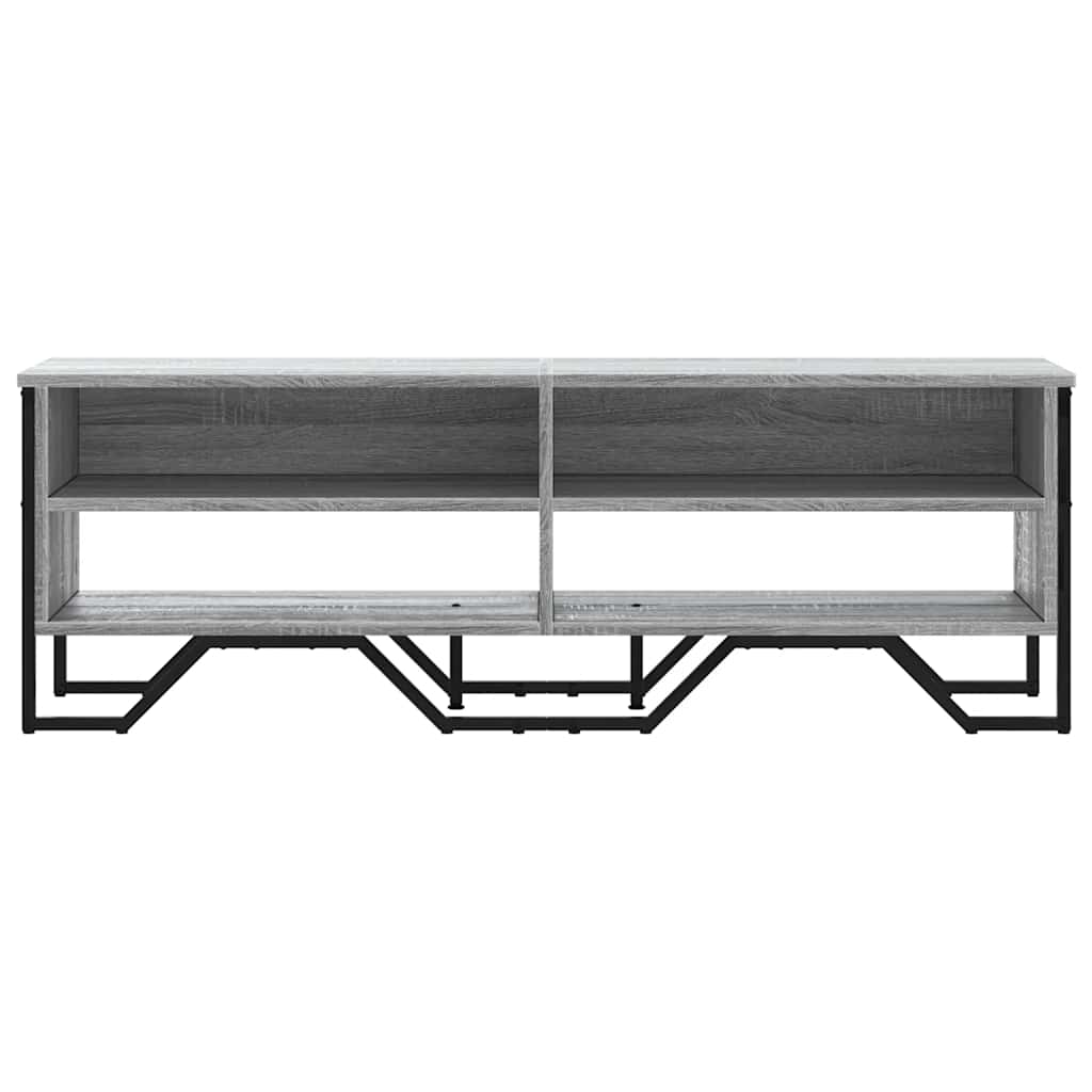 vidaXL TV Cabinet Grey Sonoma 122x34x41 cm Engineered Wood