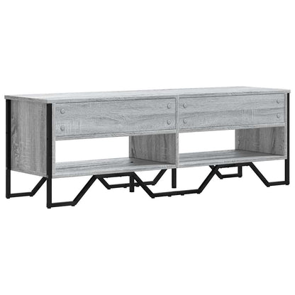 vidaXL TV Cabinet Grey Sonoma 122x34x41 cm Engineered Wood