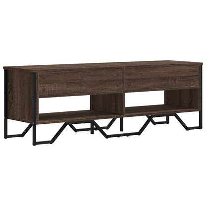 vidaXL TV Cabinet Brown Oak 122x34x41 cm Engineered Wood