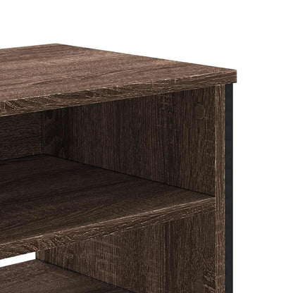 vidaXL TV Cabinet Brown Oak 122x34x41 cm Engineered Wood
