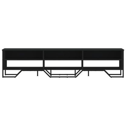 vidaXL TV Cabinet Black 180x34x41 cm Engineered Wood