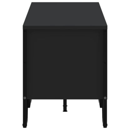 vidaXL TV Cabinet Black 180x34x41 cm Engineered Wood