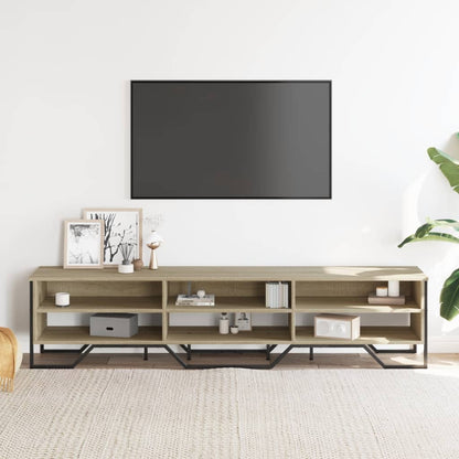 vidaXL TV Cabinet Sonoma Oak 180x34x41 cm Engineered Wood